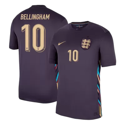 Men's BELLINGHAM #10 England Away Soccer Jersey Shirt 2024 - BuyJerseyshop