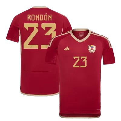 Men's RONDÓN #23 Venezuela Home Soccer Jersey Shirt 2024 - BuyJerseyshop