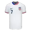 Men's REYNA #7 USA Home Soccer Jersey Shirt 2024 - BuyJerseyshop