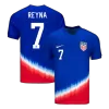 Men's REYNA #7 USA Away Soccer Jersey Shirt 2024 - BuyJerseyshop