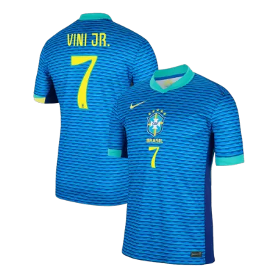 Men's VINI JR. #7 Brazil Away Soccer Jersey Shirt 2024 - BuyJerseyshop