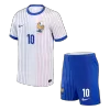 Kids MBAPPE #10 France Away Soccer Jersey Kit (Jersey+Shorts) 2024 - BuyJerseyshop