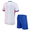 Kids France Away Soccer Jersey Kit (Jersey+Shorts) 2024 - BuyJerseyshop