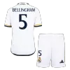 Kids BELLINGHAM #5 Real Madrid Home Soccer Jersey Kit (Jersey+Shorts) 2023/24 - BuyJerseyshop