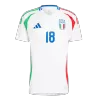 Men's BARELLA #18 Italy Away Soccer Jersey Shirt 2024 - BuyJerseyshop