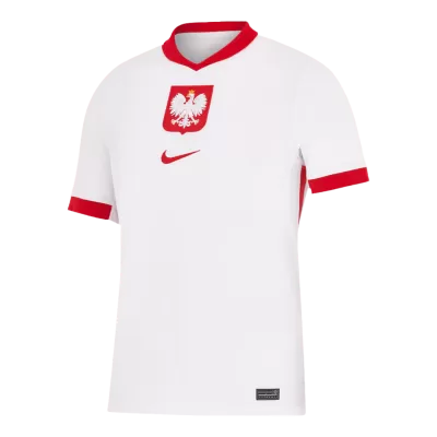 Men's Poland Home Soccer Jersey Shirt 2024 - BuyJerseyshop