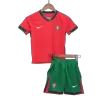 Kids Portugal Home Soccer Jersey Whole Kit (Jersey+Shorts+Socks) 2024 - BuyJerseyshop