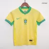 Kids Brazil Home Soccer Jersey Whole Kit (Jersey+Shorts+Socks) 2024 - BuyJerseyshop