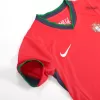 Kids Portugal Home Soccer Jersey Whole Kit (Jersey+Shorts+Socks) 2024 - BuyJerseyshop