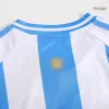 Kids Argentina Home Soccer Jersey Whole Kit (Jersey+Shorts+Socks) 2024 - BuyJerseyshop