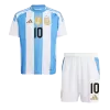 Kids MESSI #10 Argentina Home Soccer Jersey Kit (Jersey+Shorts) 2024 - BuyJerseyshop