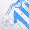 Kids Argentina Home Soccer Jersey Whole Kit (Jersey+Shorts+Socks) 2024 - BuyJerseyshop