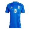 Men's BARELLA #18 Italy Home Soccer Jersey Shirt 2024 - BuyJerseyshop