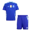 Kids Argentina Away Soccer Jersey Kit (Jersey+Shorts) 2024 - BuyJerseyshop