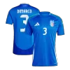 Men's DIMARCO #3 Italy Home Soccer Jersey Shirt 2024 - BuyJerseyshop