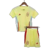 Kids Spain Away Soccer Jersey Whole Kit (Jersey+Shorts+Socks) 2024 - BuyJerseyshop