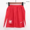 Kids Poland Home Soccer Jersey Kit (Jersey+Shorts) 2024 - BuyJerseyshop