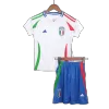 Kids Italy Away Soccer Jersey Whole Kit (Jersey+Shorts+Socks) 2024 - BuyJerseyshop