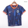 Kids Netherlands Away Soccer Jersey Whole Kit (Jersey+Shorts+Socks) 2024 - BuyJerseyshop