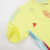 Kids Spain Away Soccer Jersey Whole Kit (Jersey+Shorts+Socks) 2024 - BuyJerseyshop