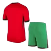 Men's Portugal Home Soccer Jersey Kit (Jersey+Shorts) 2024 - BuyJerseyshop