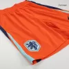 Men's Netherlands Soccer Shorts Home 2024 - BuyJerseyshop