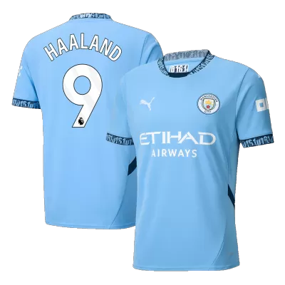 Men's HAALAND #9 Manchester City Home Soccer Jersey Shirt 2024/25 - BuyJerseyshop