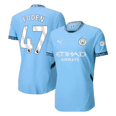 FODEN #47 Manchester City Home Player Version Jersey 2024/25 Men - BuyJerseyshop