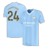 Men's CHAMPIONS #24 Manchester City Home Soccer Jersey Shirt 2023/24 - BuyJerseyshop