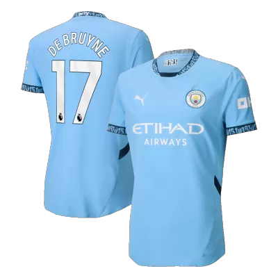 DE BRUYNE #17 Manchester City Home Player Version Jersey 2024/25 Men - BuyJerseyshop