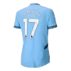 DE BRUYNE #17 Manchester City Home Player Version Jersey 2024/25 Men - BuyJerseyshop