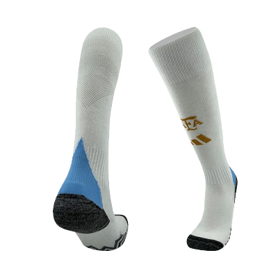 Kids Argentina Home Soccer Socks 2024 - BuyJerseyshop