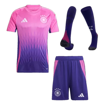 Men's Germany Away Soccer Jersey Kit (Jersey+Shorts+Socks) 2024 - BuyJerseyshop