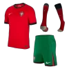 Men's Portugal Home Soccer Jersey Kit (Jersey+Shorts+Socks) 2024 - BuyJerseyshop