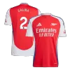 Men's SALIBA #2 Arsenal Home Soccer Jersey Shirt 2024/25 - BuyJerseyshop