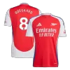 Men's ØDEGAARD #8 Arsenal Home Soccer Jersey Shirt 2024/25 - BuyJerseyshop