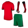 Men's Portugal Home Soccer Jersey Kit (Jersey+Shorts+Socks) 2024 - BuyJerseyshop