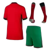 Kids Portugal Home Soccer Jersey Whole Kit (Jersey+Shorts+Socks) 2024 - BuyJerseyshop