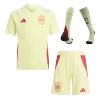 Kids Spain Away Soccer Jersey Whole Kit (Jersey+Shorts+Socks) 2024 - BuyJerseyshop