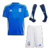 Kids Italy Home Soccer Jersey Whole Kit (Jersey+Shorts+Socks) 2024 - BuyJerseyshop