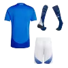 Men's Italy Home Soccer Jersey Kit  (Jersey+Shorts+Socks)2024 - BuyJerseyshop