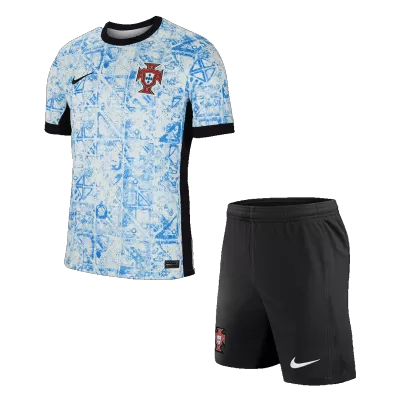 Men's Portugal Away Soccer Jersey Kit (Jersey+Shorts) 2024 - BuyJerseyshop