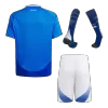 Kids Italy Home Soccer Jersey Whole Kit (Jersey+Shorts+Socks) 2024 - BuyJerseyshop