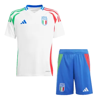 Kids Italy Away Soccer Jersey Kit (Jersey+Shorts) 2024 - BuyJerseyshop