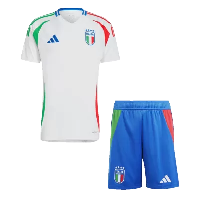 Men's Italy Away Soccer Jersey Kit  (Jersey+Shorts)  2024 - BuyJerseyshop