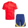 Kids Spain Home Soccer Jersey Kit (Jersey+Shorts) 2024 - BuyJerseyshop