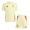 Kids Spain Away Soccer Jersey Kit (Jersey+Shorts) 2024 - BuyJerseyshop