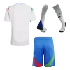 Men's Italy Away Soccer Jersey Kit  (Jersey+Shorts+Socks) 2024 - BuyJerseyshop