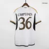 Men's CAMPEONES #36 Real Madrid Home Soccer Jersey Shirt 2023/24 - BuyJerseyshop