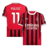 Men's PULISIC #11 AC Milan Home Soccer Jersey Shirt 2024/25 - BuyJerseyshop